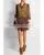 High Quality Women Sweet Brown Slim Fit Fringe Suede Vest thumbnail-3