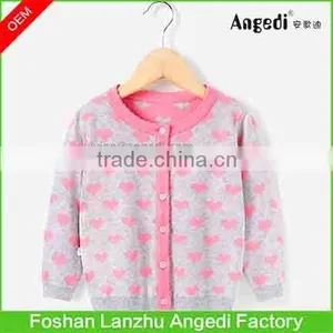 Original Design Children Clothing Girls Cardigan Brand Sweater Wool/cotton Knit Long-Sleeve Cardigan thumbnail-1