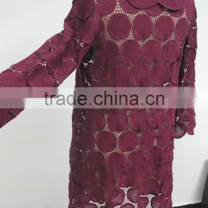 S9999 2014 New Design Crochet Lace Coat thumbnail-2