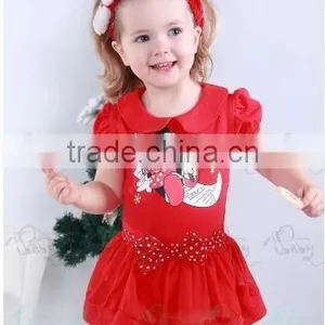 Fashion Kids Christmas Dress Children Summer Dresses Kids Clothes 2015 thumbnail-1