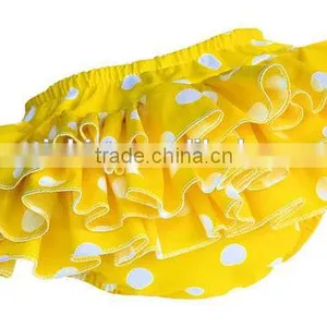 Baby Girl Summer Dress Whole Round Triple Ruffles Bloomer Skirt Baby Wear Clothes thumbnail-4