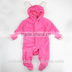 Cartoon Coral Fleece Newborn Baby Romper Costume Baby Clothes Animal Overall Menina Winter Warm Longsleeve Baby Rompers Jumpsuit thumbnail-4