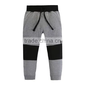 100% Cotton Knitted New Model Wholesale Fashion Design Pocket Cargo Kids Pants thumbnail-2