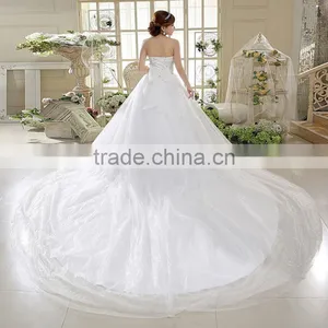 China Custom Made Wedding Dress Low Price Guangzhou Wedding Dress thumbnail-4