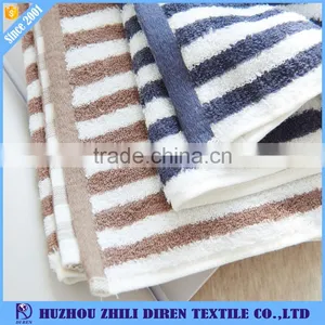 Cheap 100% Cotton Stripe Face Washer Towels thumbnail-4