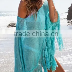 EY0003A 2016 Factory Design Wholesale Women Cool Patterned Beach Smock thumbnail-3