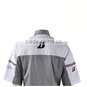 Dry Fit Short Sleeves Mechanic Work Shirts for Men thumbnail-4