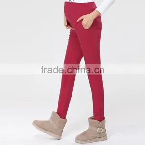 Pregnant Women Pants, High-waisted Pants, Thick Warm Pants thumbnail-3