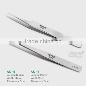 Stainless Steel Tweezers For Electronics AK-16/AK-17 thumbnail-1