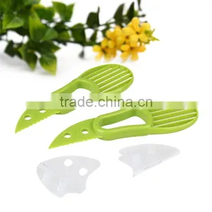 3 In 1 Avocado Cutter Tool Slicer Cut In Half To Take Nuclear Peeler Scoop Green Tool Knife Cook Cutter Peeler Knife Tool KC1470 thumbnail-3