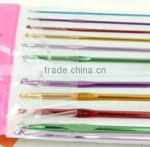 ALUMINUM COLORFUL CROCHET HOOK IN GOOD QUALITY thumbnail-3