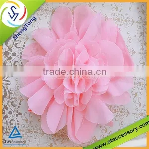 Hot Sale Artificial Flower Fabric Flower Chiffon Flower thumbnail-1