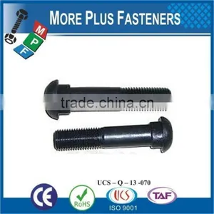 Made In Taiwan Button Head Fish Bolts With Round Head Oval Neck And Rolled Thread Track Bolt thumbnail-1