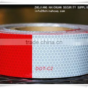 DOT-C2 Red and White Reflective Tape thumbnail-1