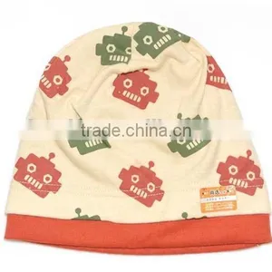 Autumn & Winter New Design Pure Cotton Robot Kids Skull Cap Baby Hat thumbnail-6