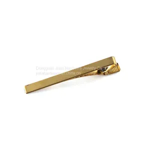 Mens Fashion Brass Simple Necktie Tie Bar Clip thumbnail-5