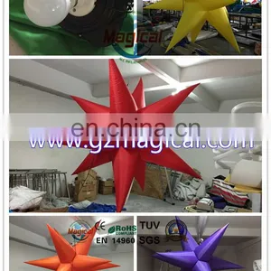 Colorful LED Inflatable Star Party Inflatable Haning Stars Decoration Inflatable Advertising thumbnail-1