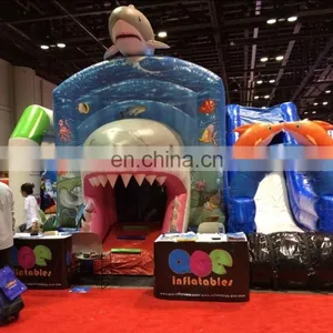 Best Quality Commercial Grade Giant New Design Inflatable Water&dry Slide for Sale thumbnail-4