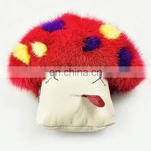 PU Fur Mushroom Plush Toy thumbnail-2