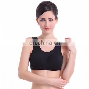 2016 Wholesale 100% Cotton Fitness Gym Wear Sports Bra#WX0029 thumbnail-3