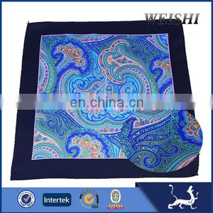 Italian Paisley Silk Scarf 90*90 thumbnail-1