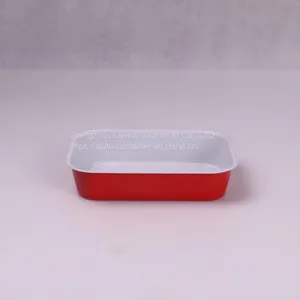 Disposable Colorful Aluminum Foil Airline Food Container/Tray thumbnail-1