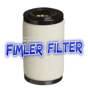 SMC AFM40P-060AS Mist Separator Filter Element for AFM40, Removes Oil Mist, 0.3 Micron thumbnail-1