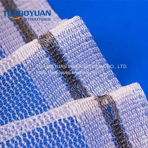 Vineyard Orchards 8mm / 12mm Crystsl HDPE Quad Crossover Anti Hail Screen Netting for Apple thumbnail-1