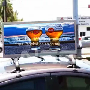 P5 Outdoor Vehicles LED In Mexico Taxi LED Display TAXI TOP Sign thumbnail-1