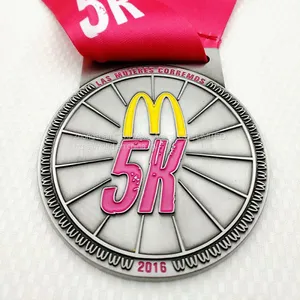 Zinc Alloy Activity Competition Medal Custom Creative Paint Games Metal Medal Marathon Medal Custom thumbnail-1