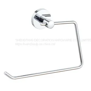 Zinc Alloy Bathroom Hardware Wall Mounted Towel Rings thumbnail-2