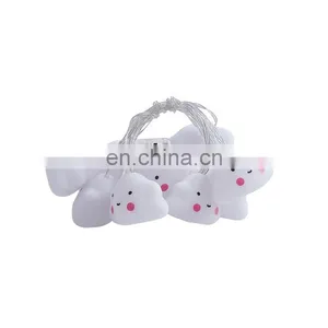 Lovely Smiling Cloud Style 10 Lights Kids Battery String Lights thumbnail-4