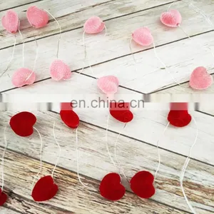 Battery Powered Heart Shaped Copper Wire String Light For Valentine Wedding Party Decoration thumbnail-4