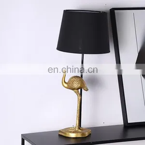 Hot Popular Animal Shape Design Modern Hotel Deck Light Luxury Saving Energy Resin Bedroom Bedside Home Decor Table Lamp thumbnail-5