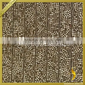 Custom Made Hot Fix Beaded Crystal Mesh for Shoe Decoration FRM-179 thumbnail-3