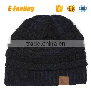 Wholesale Slouchy Knit Custom Women Beanie thumbnail-6