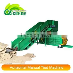 High Precision Product Automatic Horizontal Hydraulic Hay Straw Baler thumbnail-1