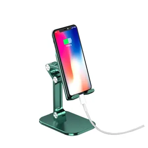 Desktop Mobile Phone Stand, Suitable for IPhone IPad Adjustable Tablet Computer Foldable Desktop Mobile Phone Desktop Stand thumbnail-1