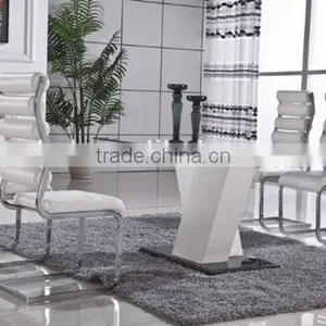 High Quality Modern Tempered Glass Dining Table thumbnail-1