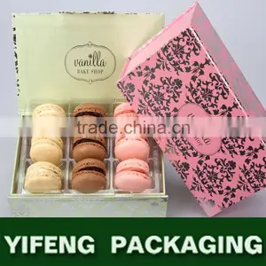 Customized Paper Fashion Macaron Boxes Packaging Gift Box for Macaron thumbnail-5