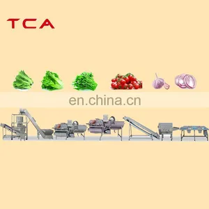 Automatic Fruit and Vegetable Washing Cutting Machine Line thumbnail-1