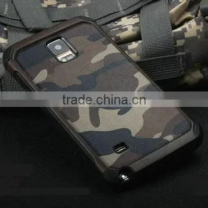 2015 New Arrival Camouflage Case for Samsung Galaxy Note 4, for Samsung Note 4 Back Cover, for Galaxy Note 4 Real Leather Case thumbnail-1