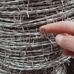 Galvanized Barbed Wire Field Fence Farm Fence Cattle Fence Field Fence Grassland Fence thumbnail-1