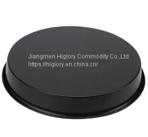 High Quality Iron Black Round Pizza Dishes & Pans For Cake Non Stick Baking Pan thumbnail-4