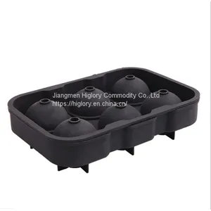2022 Amazon Hot Selling Ball Shape Household Silicone Freezer Trays Silicone Ice Cube Mold Seals In Freshness With Lid thumbnail-1