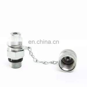 Factory Direct Supply 1/4 G Thread * M16*2 63 Mpa Pressure Hydraulic Test Point Adapter for Hydraulic System thumbnail-2