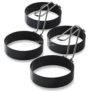 Stainless Steel Round Shape Fried Egg Mold Non-stick Egg Ring Pancake Mold thumbnail-1