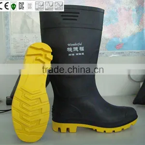 Rain Working Boots of Black thumbnail-1