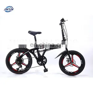 Factory Direct Sale Folding Bicycle Integrated Rear Seat Variable Speed Adult Student 16 Inch 20 Inch Male and Female Bicycle thumbnail-5