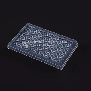 PCR Strip Tube Plate, 96-well, Low Profile, White thumbnail-1